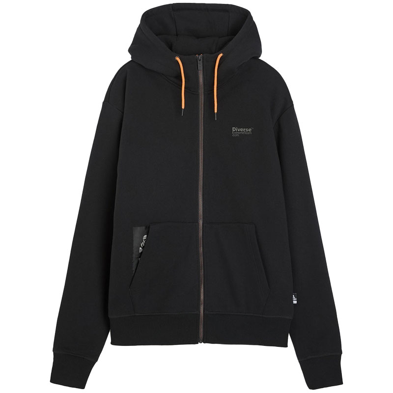 Felpa DAKAR ZIP H24 nera