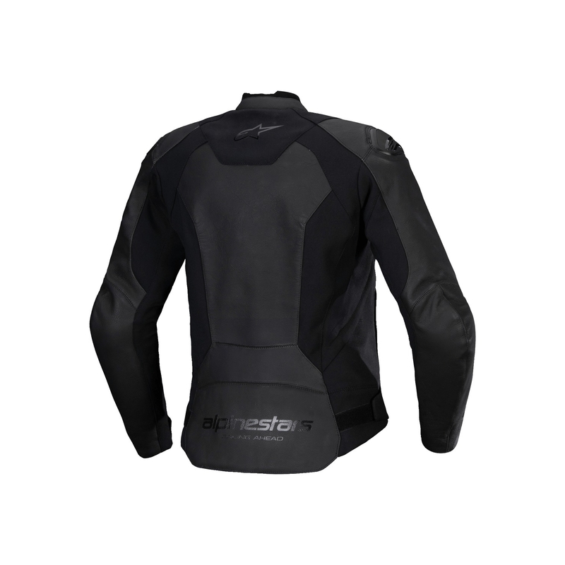 Giacca Moto in Pelle da Donna Alpinestars Stella Faster 3 Nero-Nero