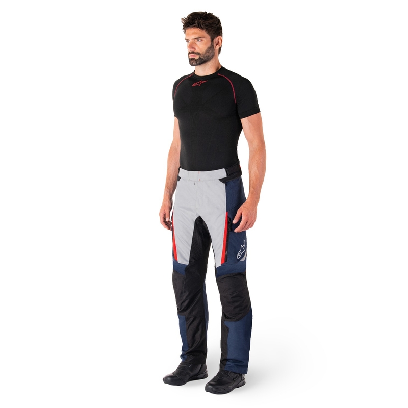 Pantaloni moto impermeabili Alpinestars ST-1 blu-nero-rosso