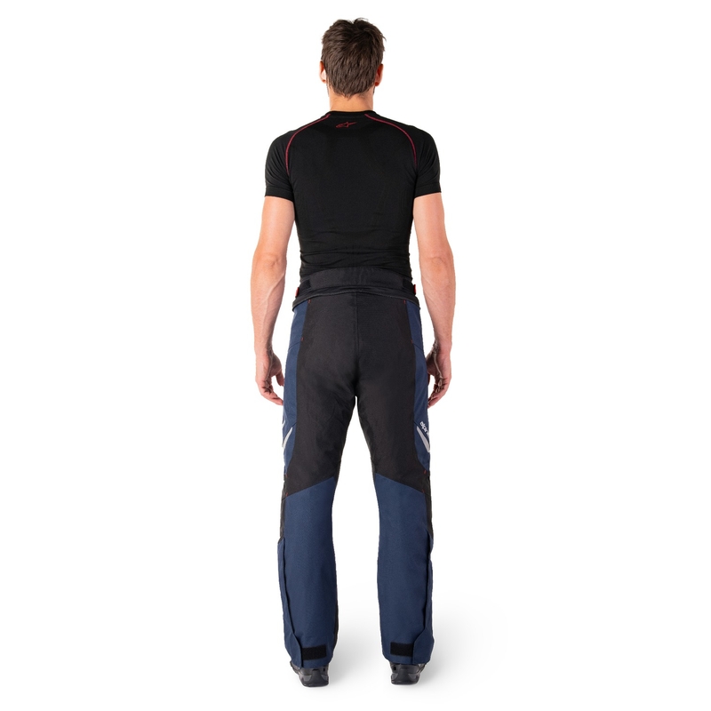 Pantaloni moto impermeabili Alpinestars ST-1 blu-nero-rosso