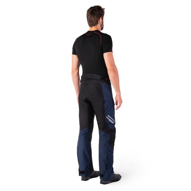 Pantaloni moto impermeabili Alpinestars ST-1 blu-nero-rosso