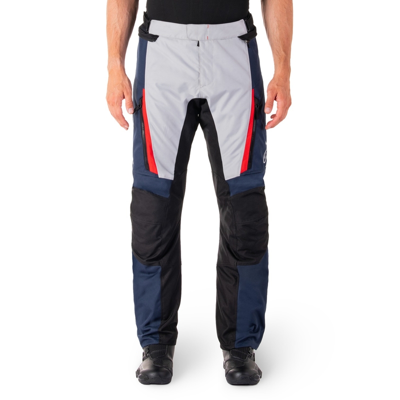 Pantaloni moto impermeabili Alpinestars ST-1 blu-nero-rosso