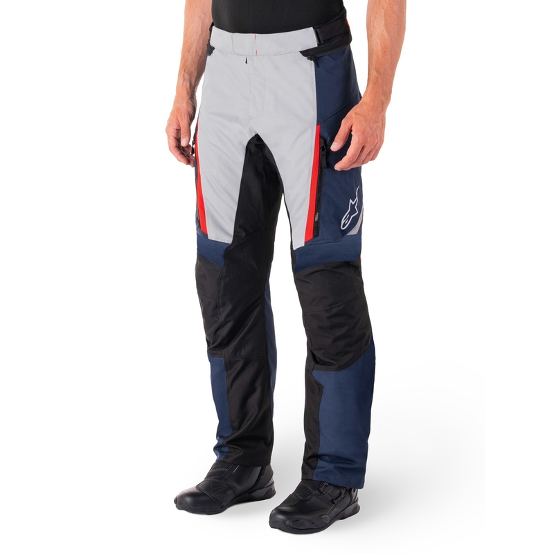 Pantaloni moto impermeabili Alpinestars ST-1 blu-nero-rosso