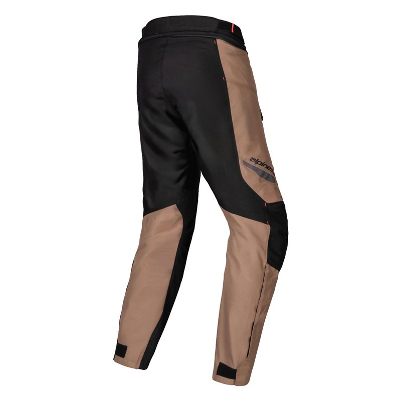 Pantaloni moto impermeabili Alpinestars ST-1 kaki-sabbia-nero-rosso fluo