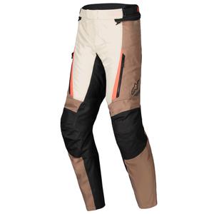 Pantaloni moto impermeabili Alpinestars ST-1 kaki-sabbia-nero-rosso fluo