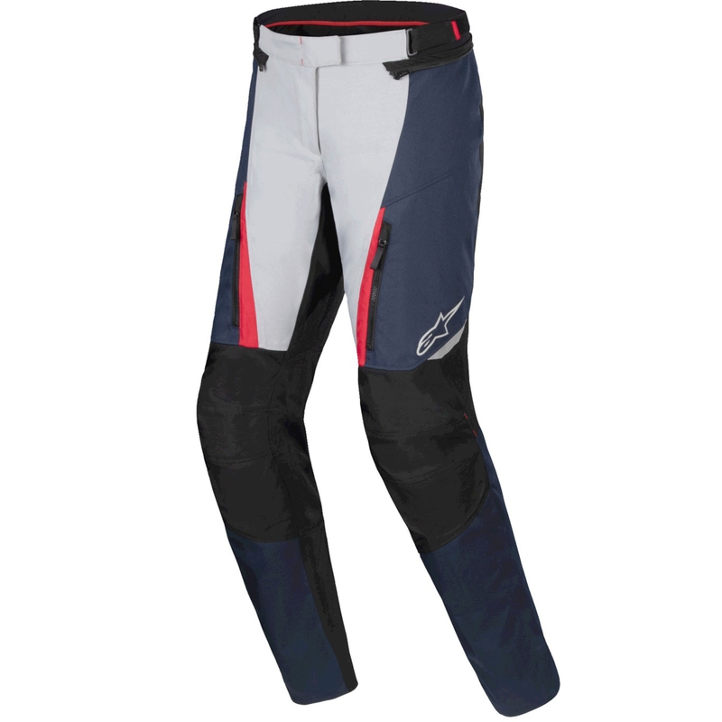 Pantaloni moto impermeabili da donna Alpinestars Stella ST-1 blu-nero-rosso