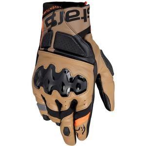 Guanti moto Alpinestars Belize 3 Drystar nero-marrone