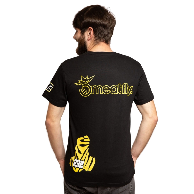T-shirt Meatfly Big Shock Dakar nera