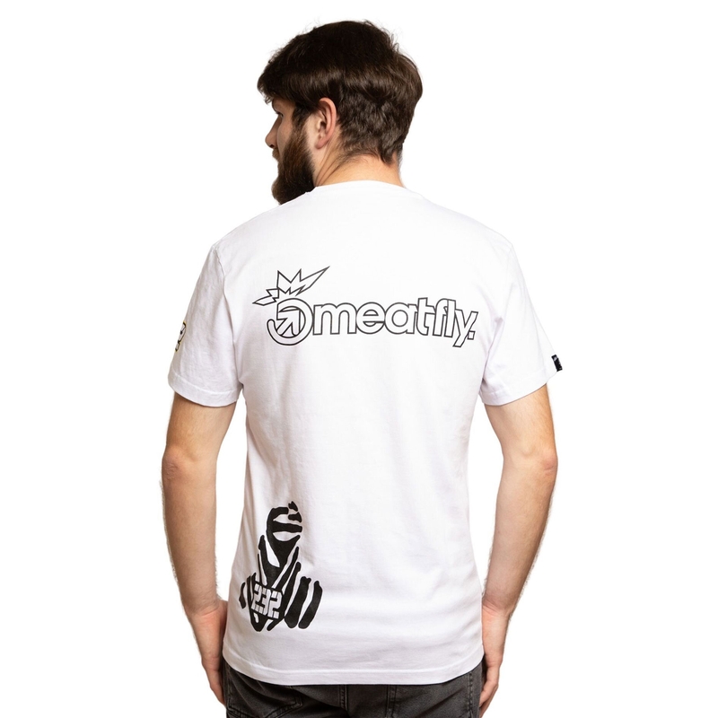 T-shirt Meatfly Big Shock Dakar bianca