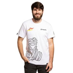 T-shirt Meatfly Big Shock Dakar bianca