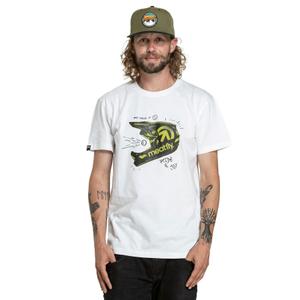 T-shirt Meatfly Fullface bianca
