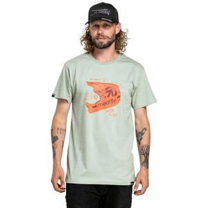 T-shirt Meatfly Fullface verde