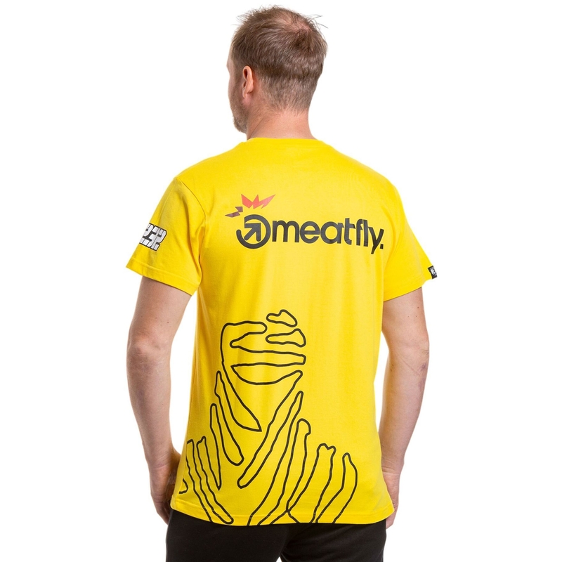 T-shirt Meatfly Big Shock Dakar gialla