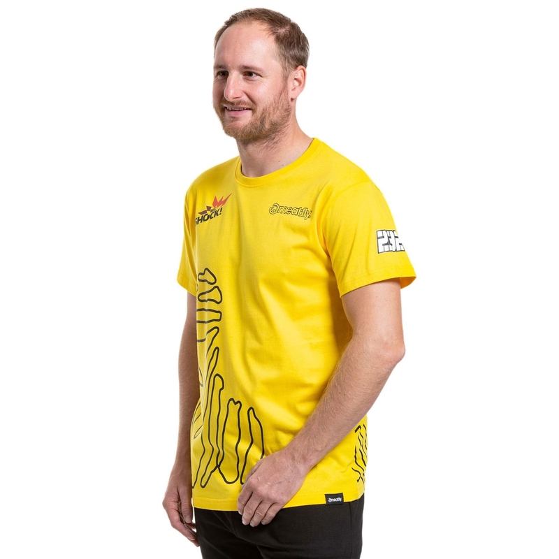 T-shirt Meatfly Big Shock Dakar gialla