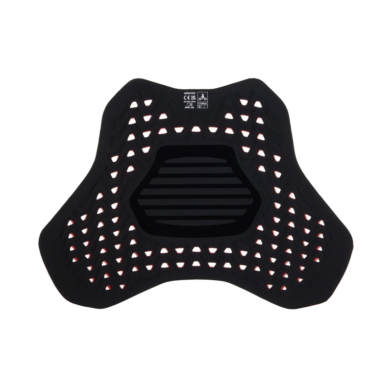Protettore torace Alpinestars Nucleon Plasma Racing con inserto in Velcro rosso-nero