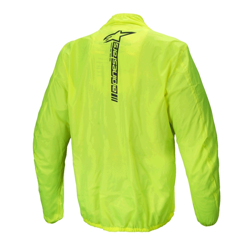 Giacca impermeabile Alpinestars Hurricane Rain 2 giallo fluo