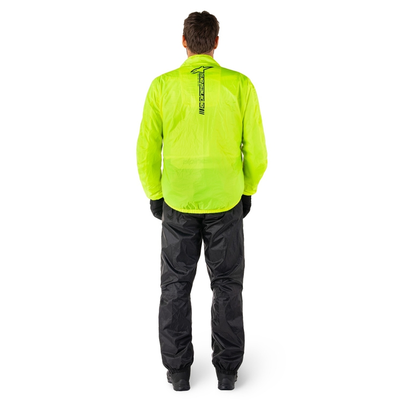 Giacca impermeabile Alpinestars Hurricane Rain 2 giallo fluo