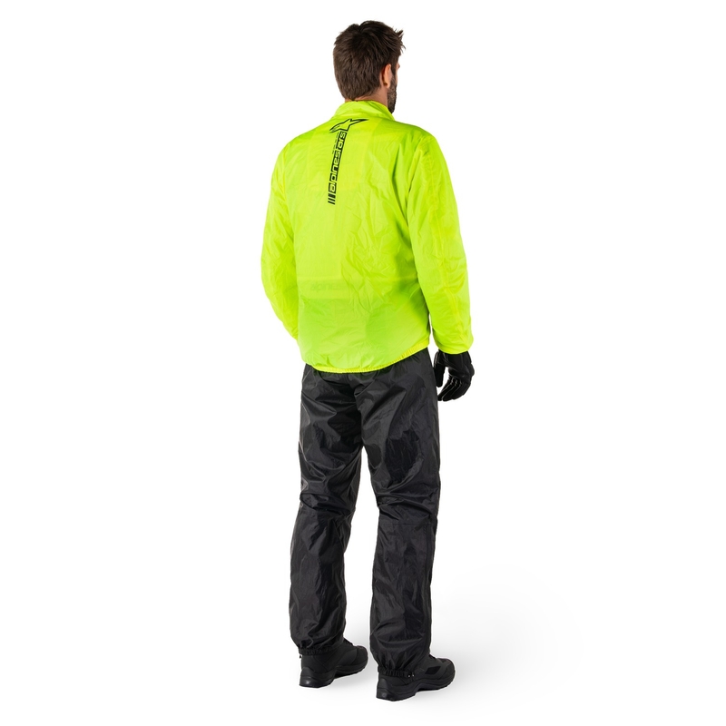 Giacca impermeabile Alpinestars Hurricane Rain 2 giallo fluo