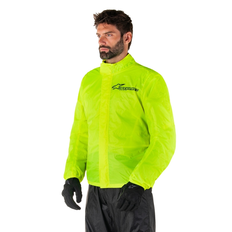 Giacca impermeabile Alpinestars Hurricane Rain 2 giallo fluo