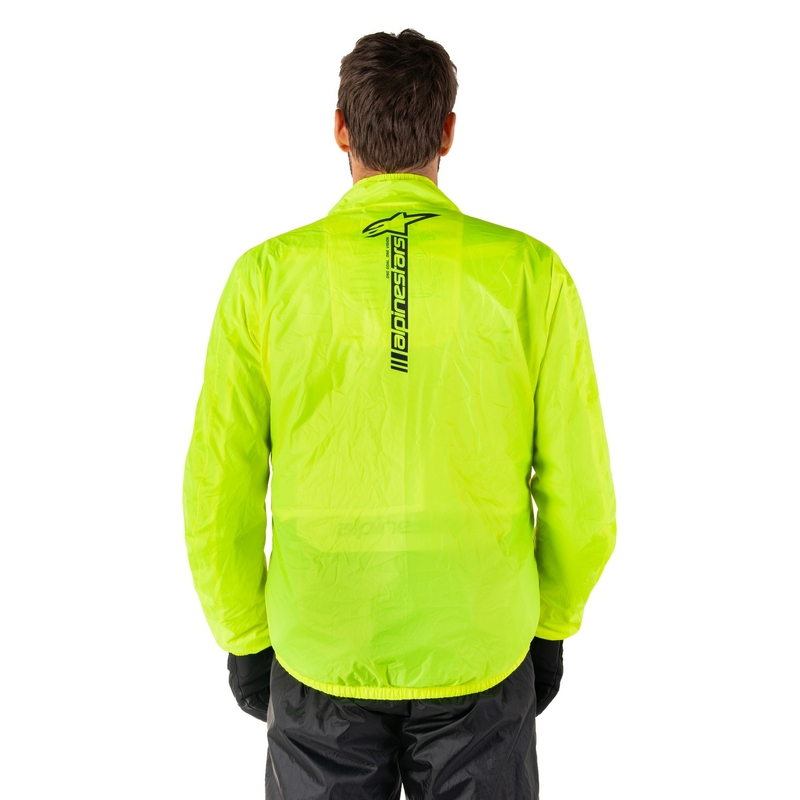 Giacca impermeabile Alpinestars Hurricane Rain 2 giallo fluo