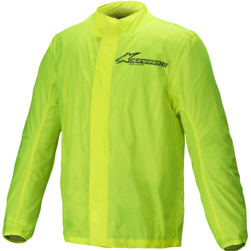 Giacca impermeabile Alpinestars Hurricane Rain 2 giallo fluo
