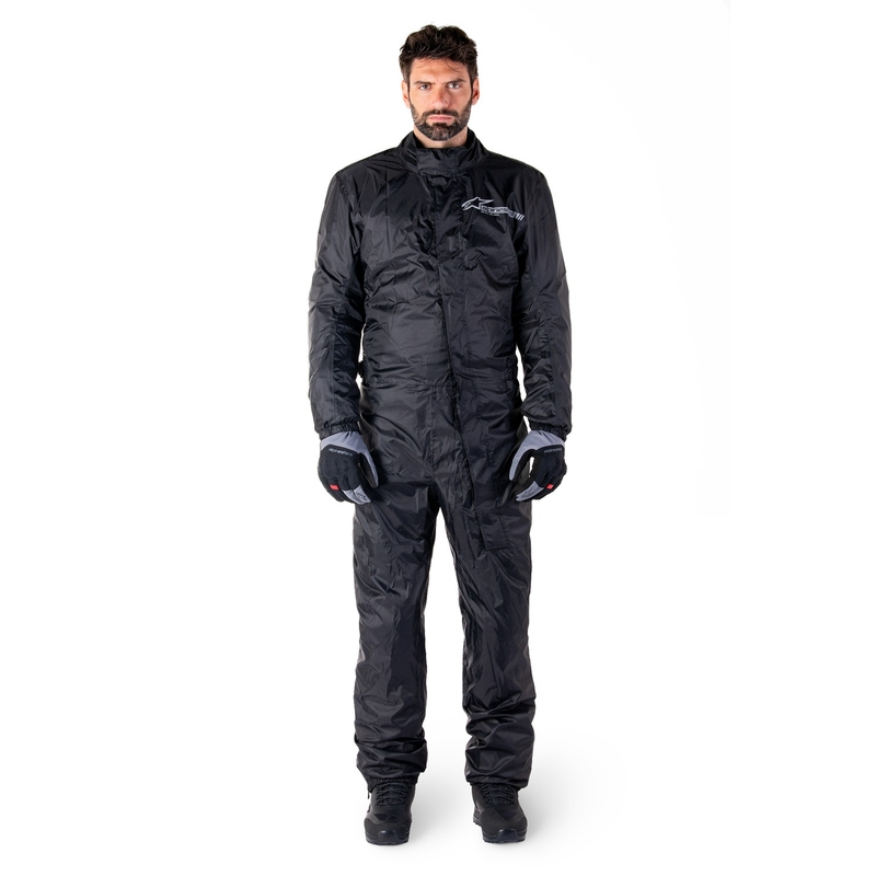 Tuta impermeabile Alpinestars Hurricane Rain 2 nera