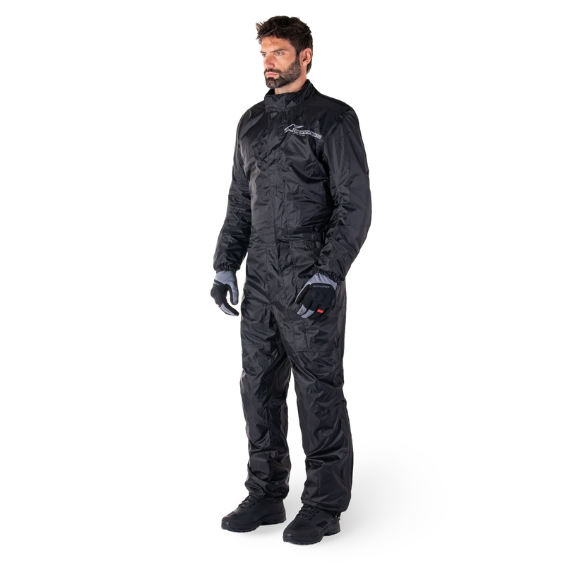 Tuta impermeabile Alpinestars Hurricane Rain 2 nera