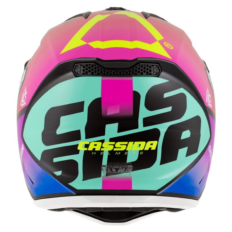 Casco moto motocross Cassida Cross Cup 2 Napa perla multicolor