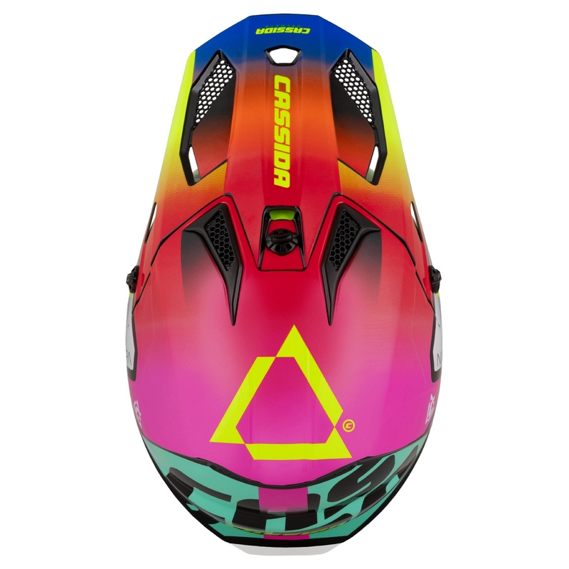 Casco moto motocross Cassida Cross Cup 2 Napa perla multicolor