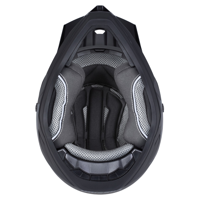Casco motocross da bambino Cassida Cross Cup 2 Napa Fluo Giallo-Nero-Grigio Perla