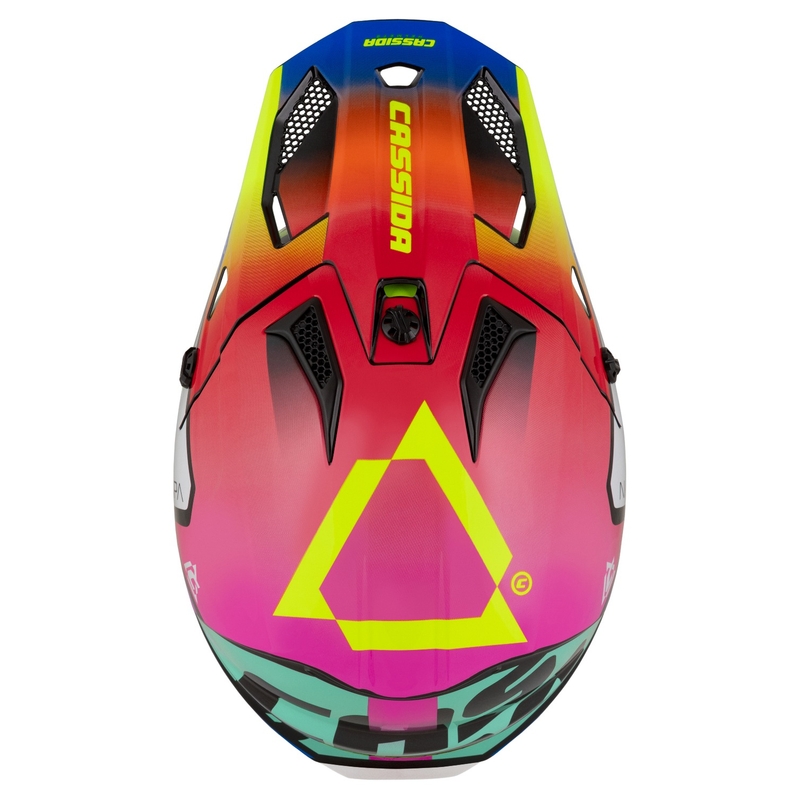 Casco motocross da bambino Cassida Cross Cup 2 Napa Pearl multicolor