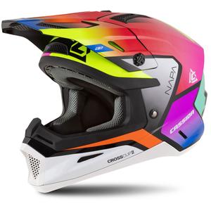 Casco motocross da bambino Cassida Cross Cup 2 Napa Pearl multicolor