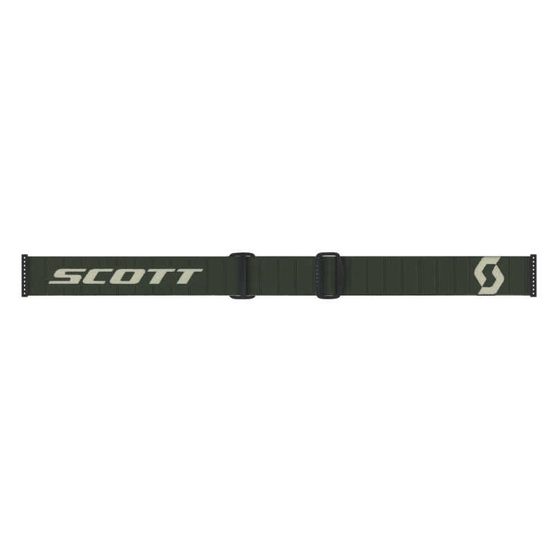Occhiali da motocross SCOTT Fury LS kaki con plexiglass grigio