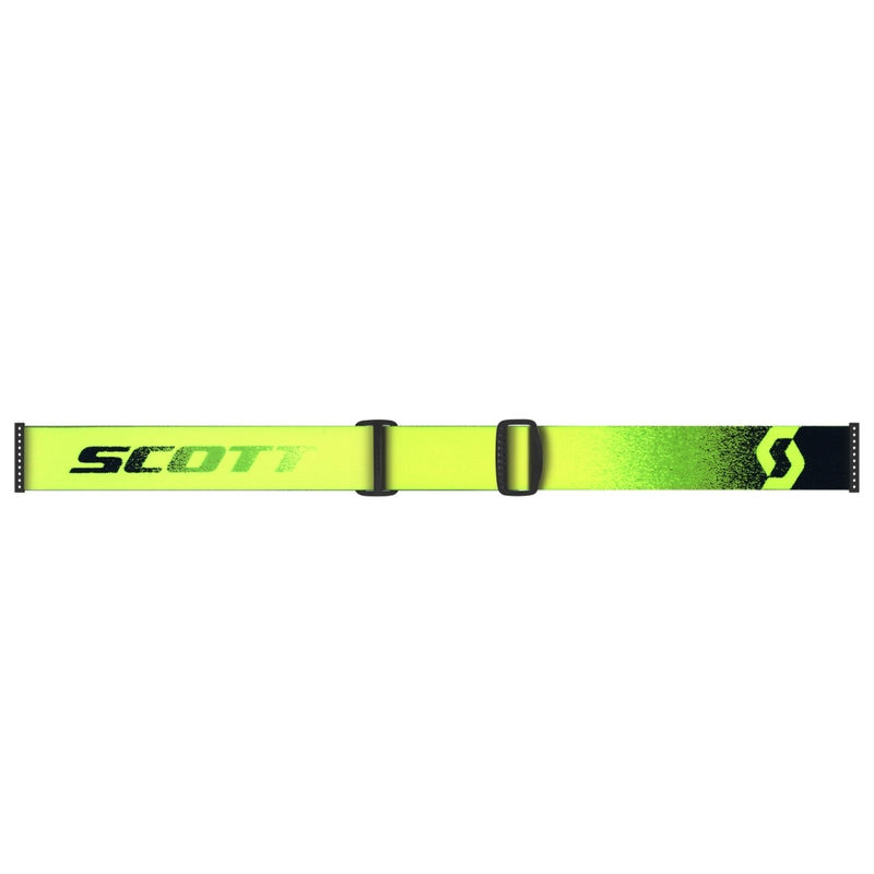 Occhiali motocross SCOTT Fury WFS verde-giallo fluo con plexiglass trasparente