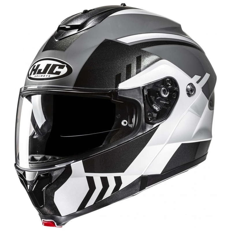 Casco moto flip-up HJC C91N Kaon MC5 grigio-nero-bianco