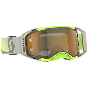 Occhiali motocross SCOTT Prospect 2.0 AMP giallo kaki-fluo con lente oro