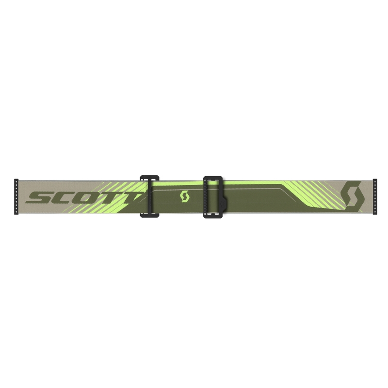 Occhiali motocross SCOTT Prospect 2.0 AMP giallo kaki-fluo con plexiglass rosa