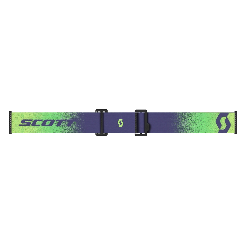 Occhiali Motocross SCOTT Prospect 2.0 AMP Viola-Giallo Fluo con Plexiglass specchiato Blu