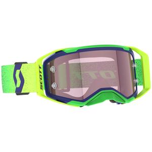 Occhiali motocross SCOTT Prospect 2.0 AMP viola-giallo fluo con plexiglass rosa