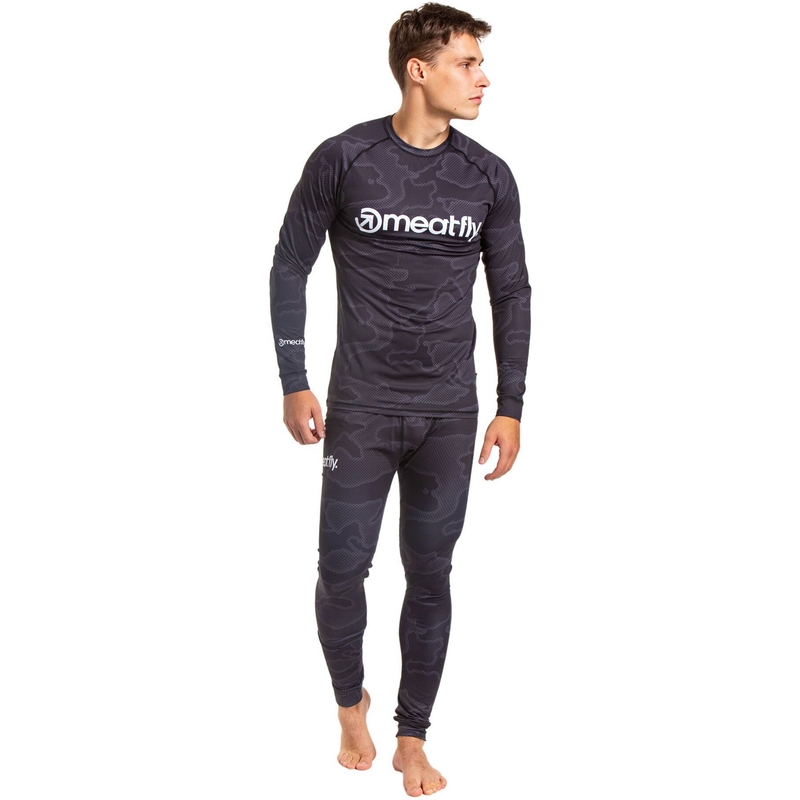 Intimo termico Meatfly Sloan nero-grigio
