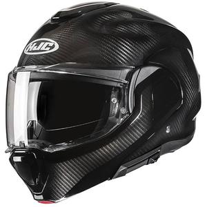 Casco moto apribile HJC F100 Carbon nero