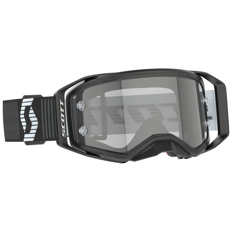 Occhiali motocross SCOTT Prospect 2.0 LS nero-bianco con plexiglass fotosensibile