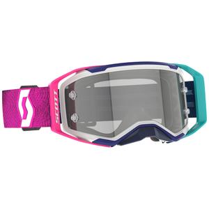 Occhiali motocross SCOTT Prospect 2.0 LS blu-rosa con plexiglass fotosensibile