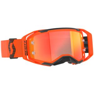 Occhiali motocross SCOTT Prospect 2.0 arancione-nero con plexiglass a specchio arancione