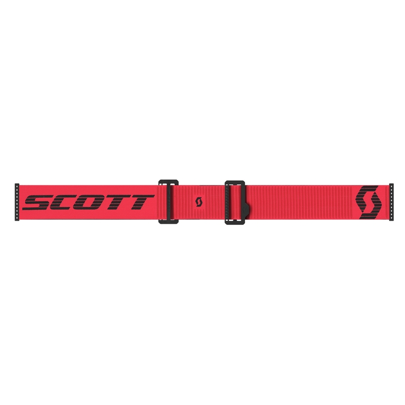Occhiali motocross SCOTT Prospect 2.0 rosso-nero con plexiglass argento