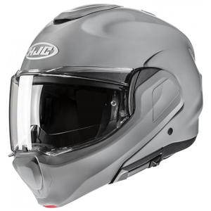 Casco moto apribile HJC F100 Grigio solido