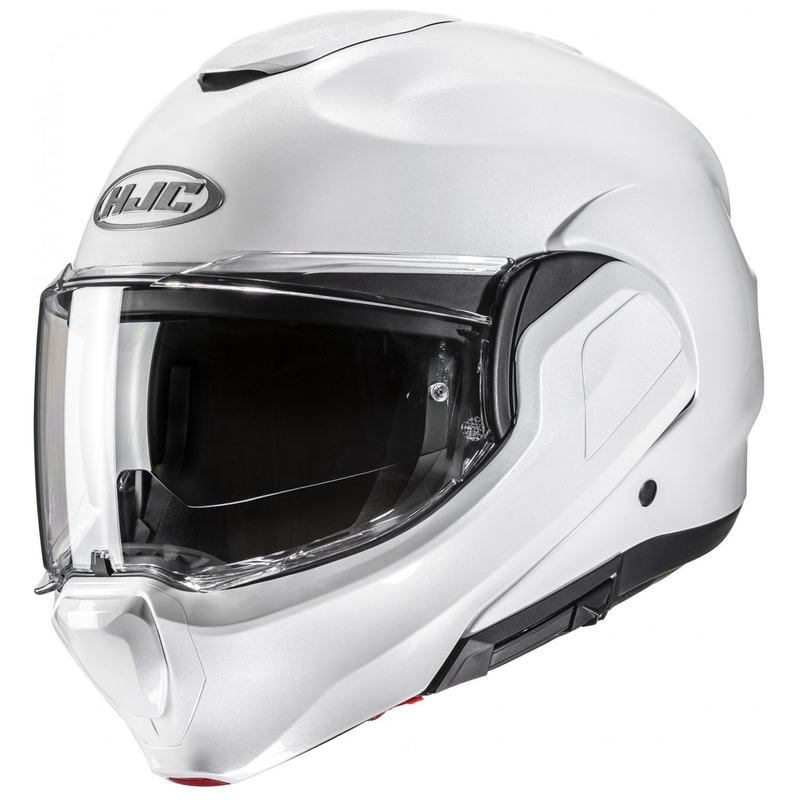 Casco moto apribile HJC F100 Solid bianco perla