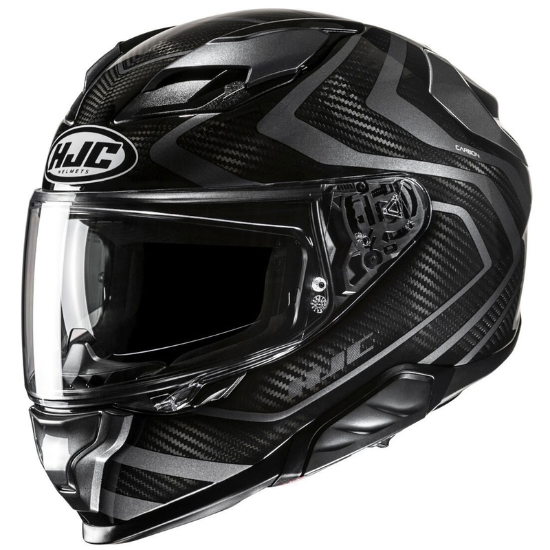 Casco integrale da moto HJC F71 Carbon Nevio MC3H nero-grigio