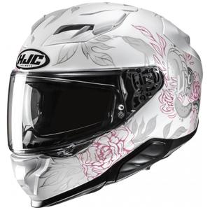 Casco integrale da moto HJC F71 Eliz MC8 bianco-grigio