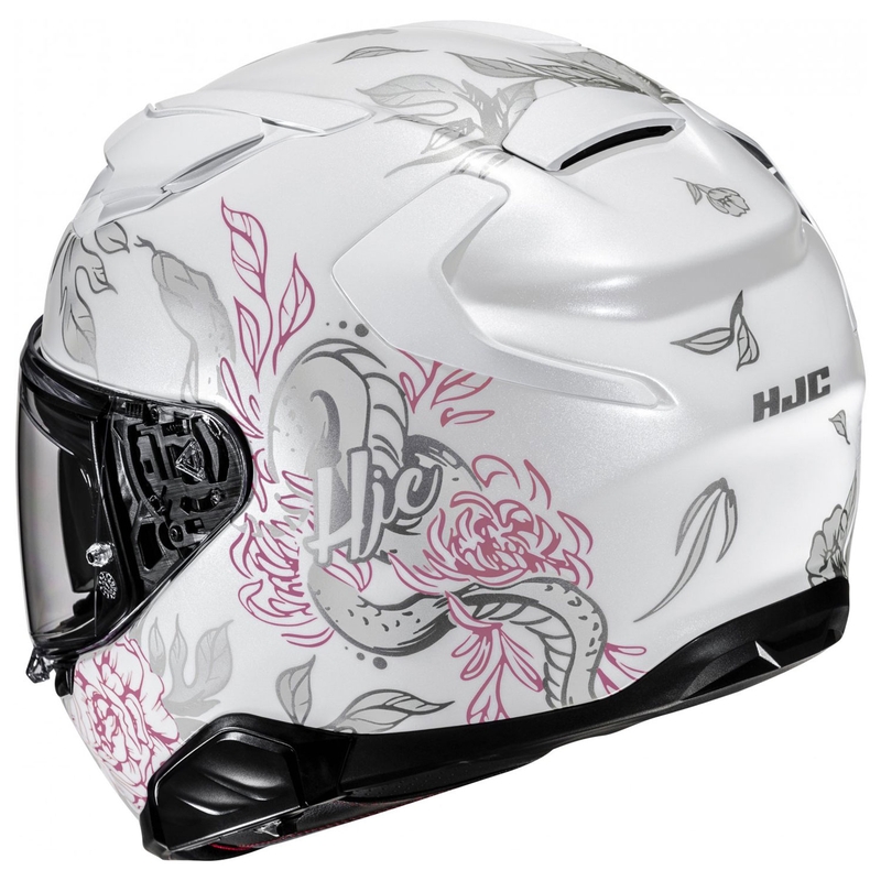 Casco integrale da moto HJC F71 Eliz MC8 bianco-grigio